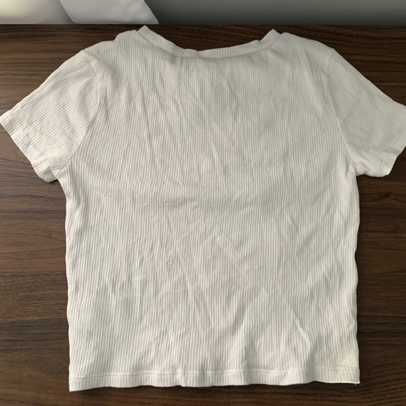 H&M White Crop Top - Picture 2 of 3